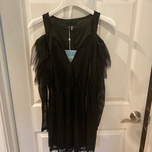 Misguided lace mini dress